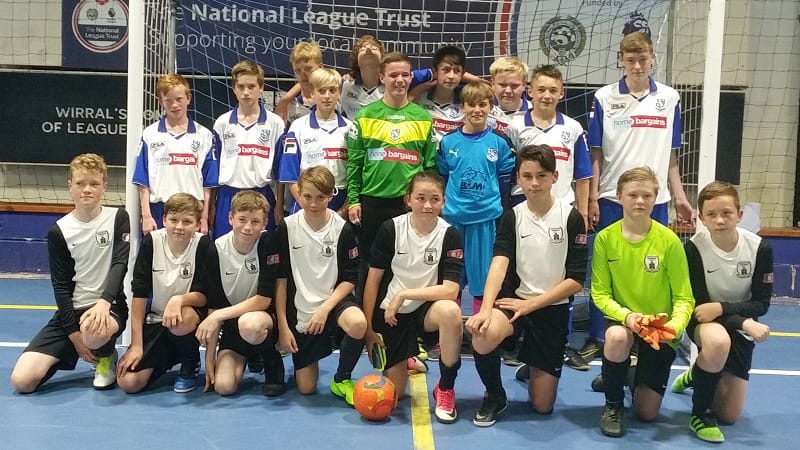 Workington Wanderers JFC with Tranmere Rovers Futsal Academy
