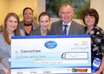 Leading law firm makes CancerCare ‘Charity of the Year’