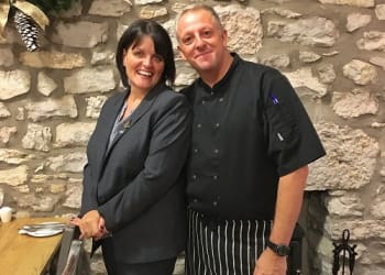 Royal welcome for couple crowned with food awards