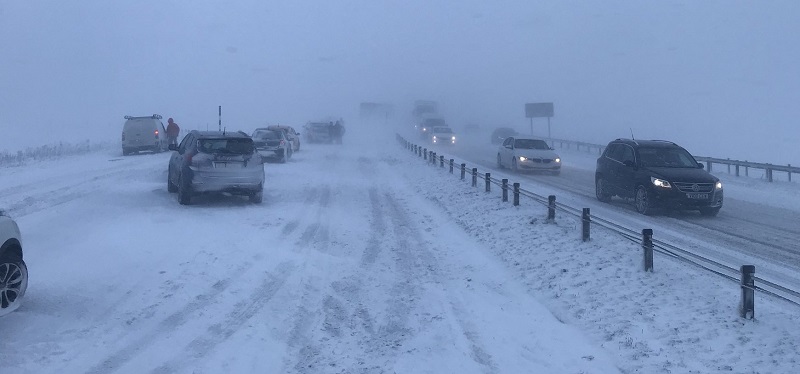 A66 closed after twelve vehicle pile up cumbriacrack