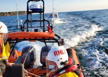 St Bees RNLI tow in stricken fishing boat and assist with beach emergency