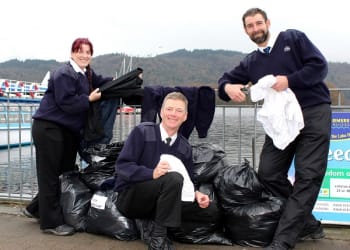 Tourism staff give helping hand to good causes