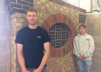 Talented Furness brickwork students craft complex arch