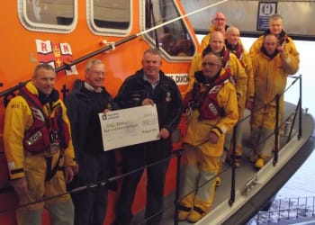 Barrow RNLI receives donation from Furness Amateur Radio Society