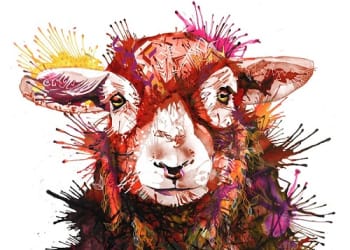 Cumbrian artist creates limited edition ‘Egremont Red’ Hardwick sheep