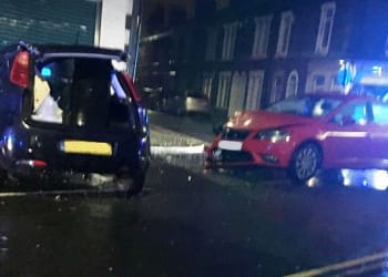 Workington road closed after crash