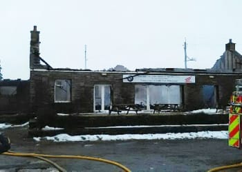 Famous Hartside Cafe destroyed by fire