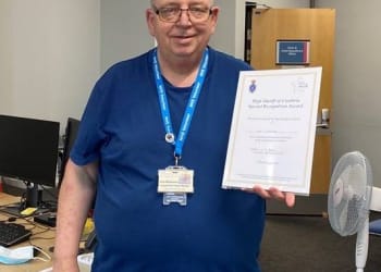 Special Recognition Award presented to Bay Trust Radio’s Station Manager