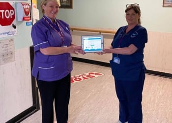 Donated tablets keep Kendal patients connected