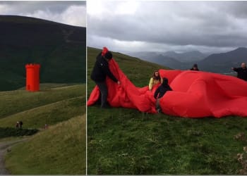 Castle installation invades Lakes Alive