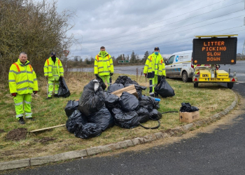 Hundreds of bags of litter picked up from Carlisle roadsides