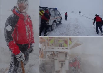 HEROES risk life and limb to reach people trapped by snow