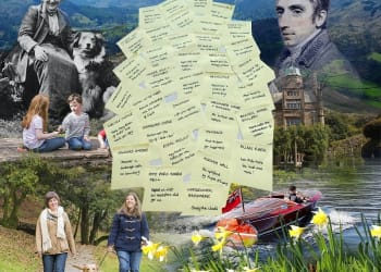 Cumbrian Cultural Group Creates Post-it Note Tree of Uplifting Post-Lockdown Suggestions