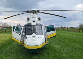 Watch as Cumbria’s new air ambulance lands in Langwathby for first time