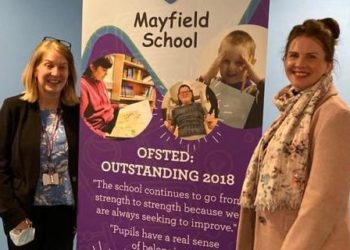 Mayfield School pupils and staff meet Copeland MP Trudy Harrison