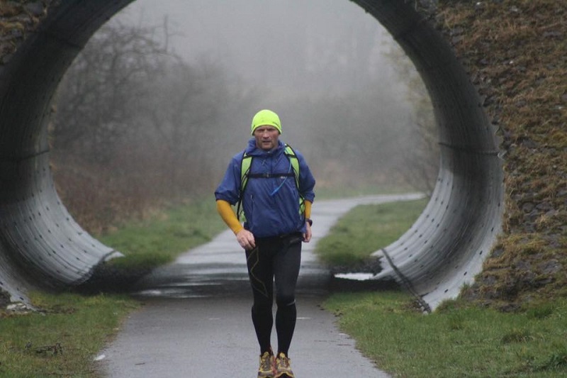 Marathon man Gary McKee has shaken off concerns that his latest challenge of completing 365 marathons in 365 days is one step too far. Here he is pictured during his last challenge