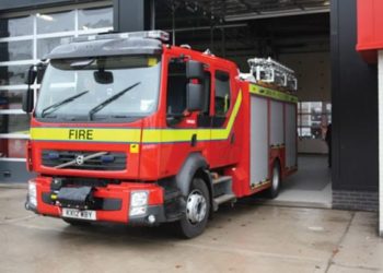 Two fire engines attend building fire