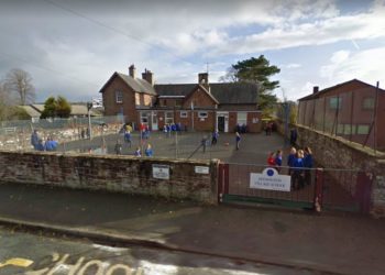 Outdoor play items damaged at north Cumbrian village school
