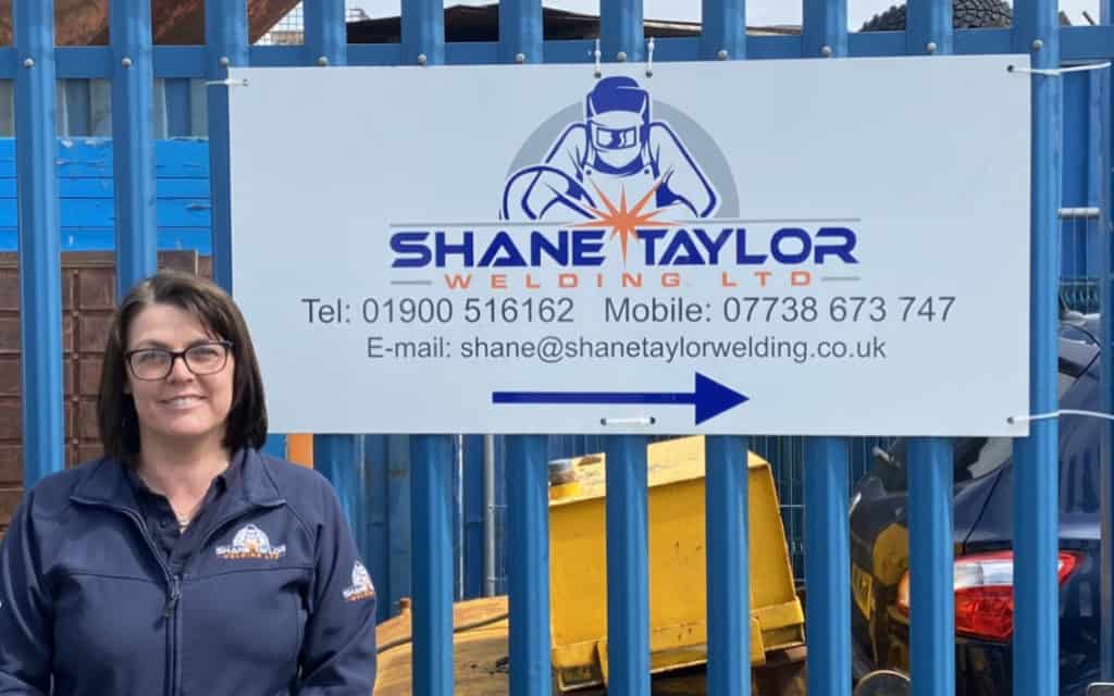 Jack Gartland, Finance and Quality Manager for Shane Taylor Welding, a fabrication and mechanical engineering business in Maryport