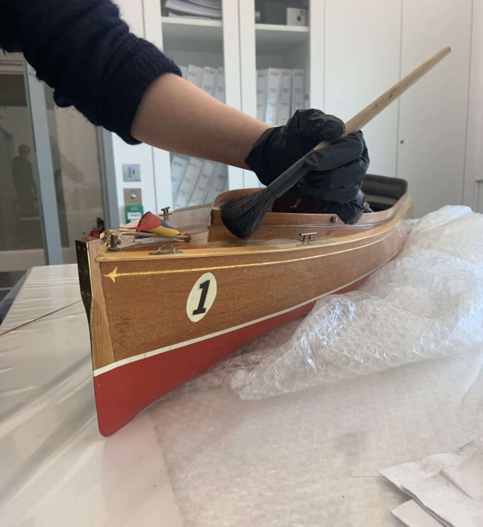 A model of a boat which raced to the scene of a record-breaking lake disaster has gone on display at Windermere Jetty Museum.     In 1930, racing boat Canfly dashed to the scene of Sir Henry Segrave’s tragic world water speed record on Windermere and arrived just in time to rescue the only survivor.