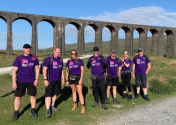 Westmorland General Hospital portering team raises thousands with Three Peaks Challenge