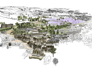 An artist’s impression of the new proposals at Windermere Station by the Lake District National Park Authority