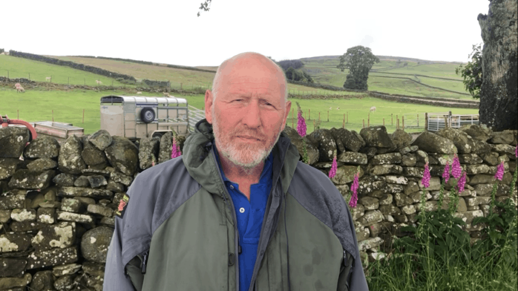 Dave Smith, who farms at Knock, near Appleby