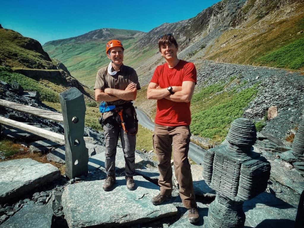 Alan Hinkes and Simon Reeve