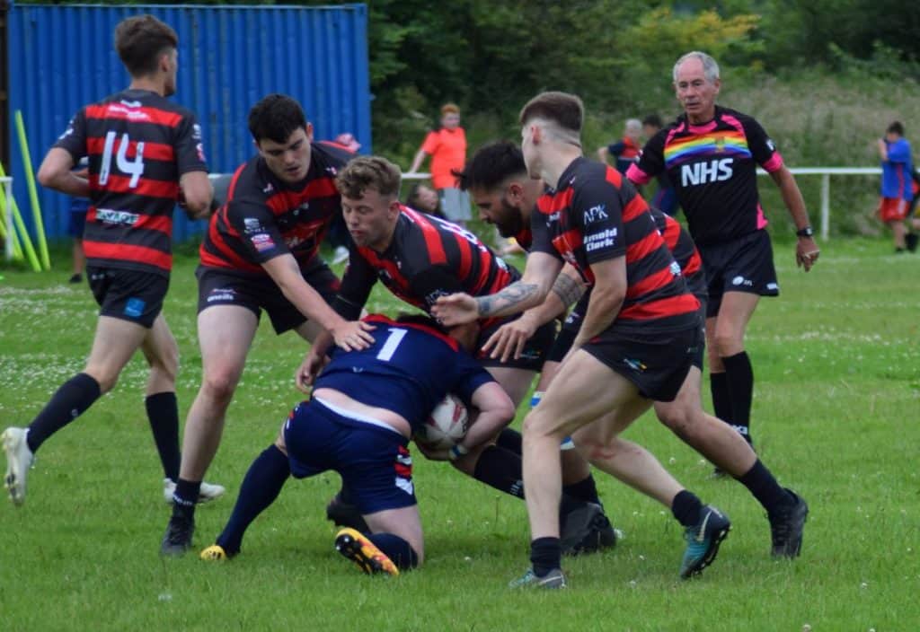 Steven Conway gets swamped by the Kells defence