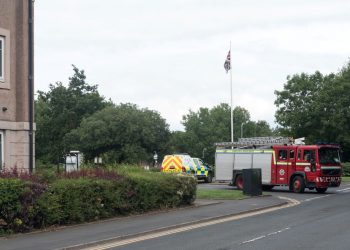 Police and firefighters attend incident in Workington