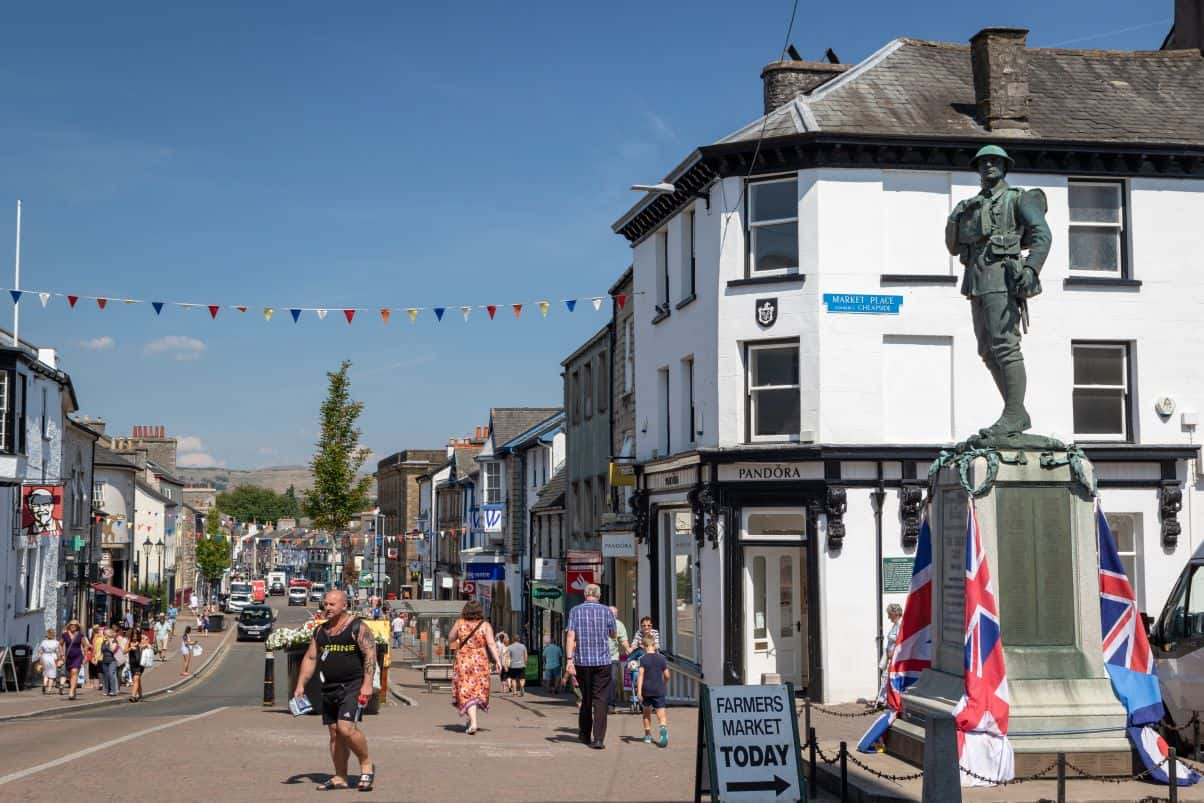 Kendal's town centre