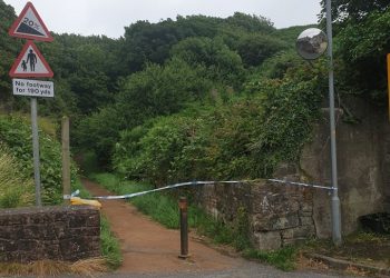 Road expected to be closed for six months following landslip at Parton