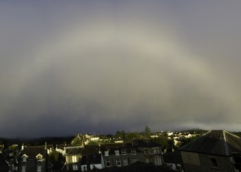 Local photographer captures stunning ‘white rainbow’