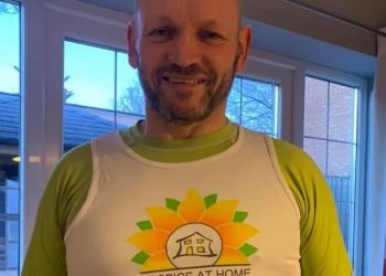 Marathon man Gary McKee has again joined forces with Hospice at Home West Cumbria in their latest event
