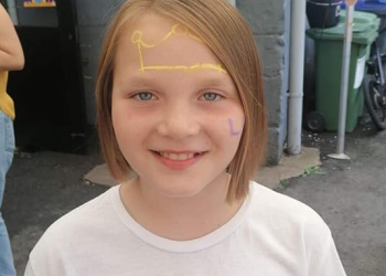 Girl, 10, shaves hair after being inspired by loss of uncle
