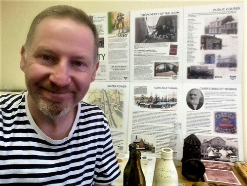 A walk is to offer people the chance to step back in time and explore Carlisle's Industrial Revolution. Mark Costello from Effective Communities, the group behind the free tours exploring Carlisle's Industrial Revolution