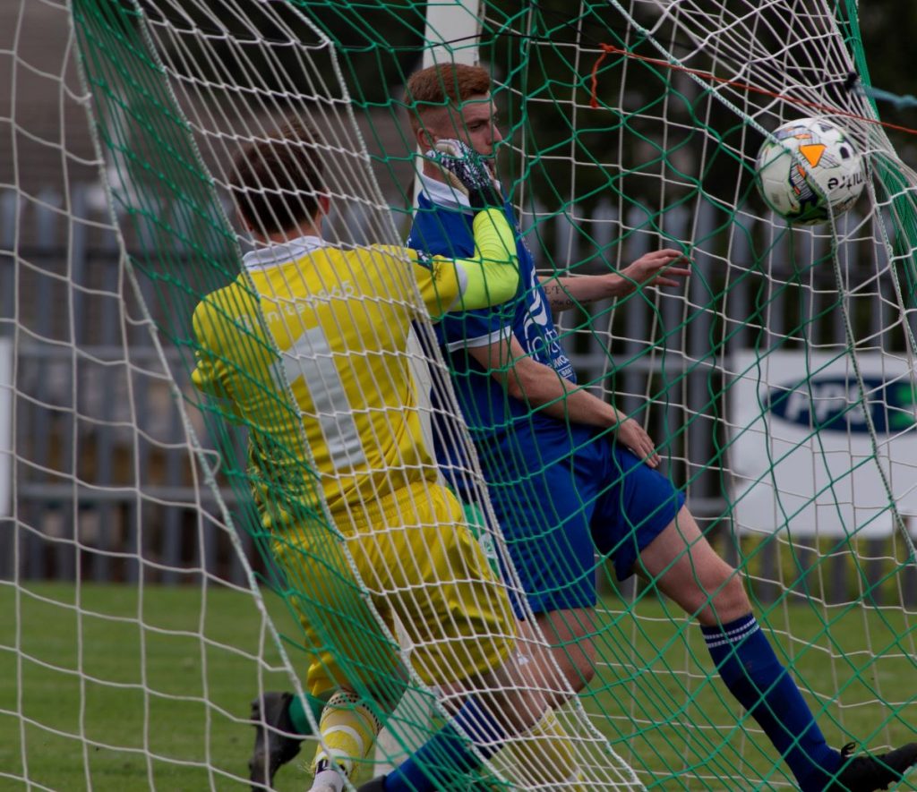 Nothing Bury can do as Celtic score in their tense 2-2 draw. Picture: Paul Haskins