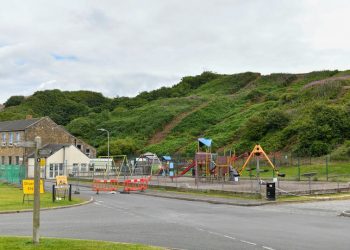Parton landslide. Picture: Cumbria County Council