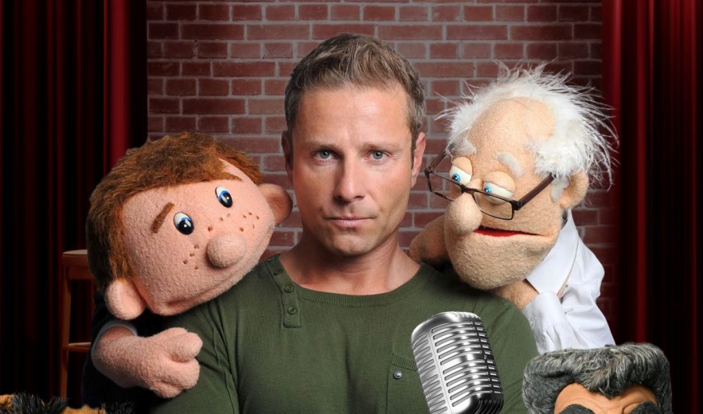 Paul Zerdin and his puppets