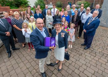 The REACT Foundation charity has been presented with The Queen's Award for Voluntary Service, by the Claire Hensman