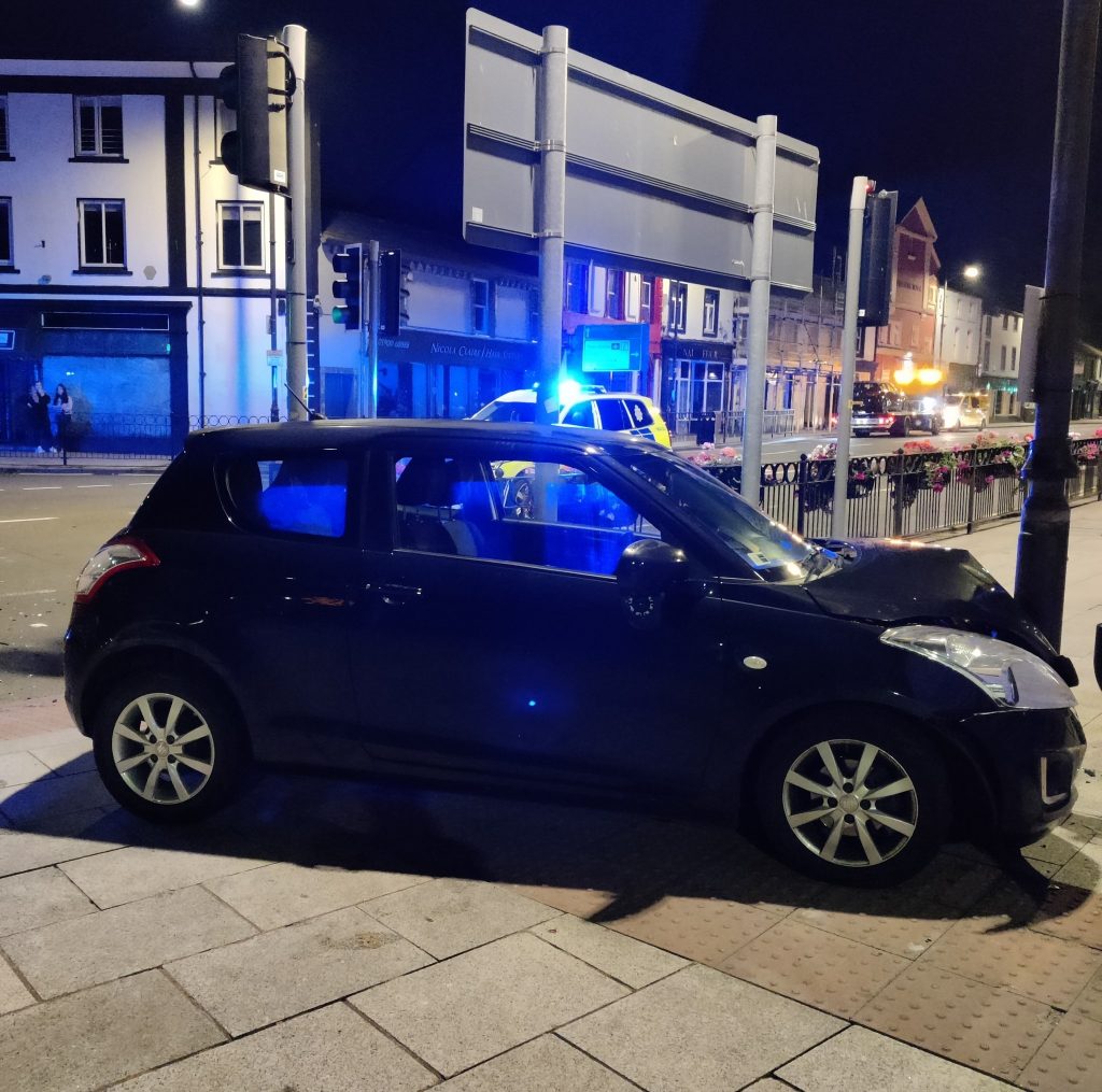 A cop with a "nose like a blood hound" sniffed out a cannabis driver after a two-vehicle crash in Workington.