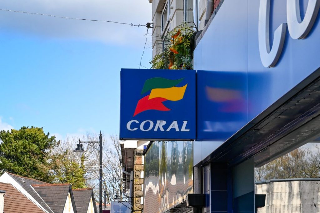 coral bookmakers sign
