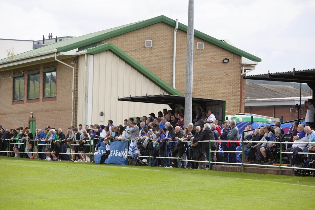 Bury AFC brought a bumper crowd to McGrath Park to play Cleator Moor Celtic