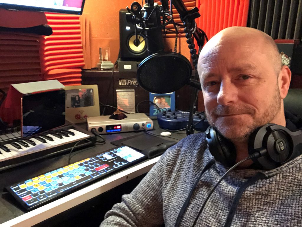 Cumbria-based voice actor Drew Campbell