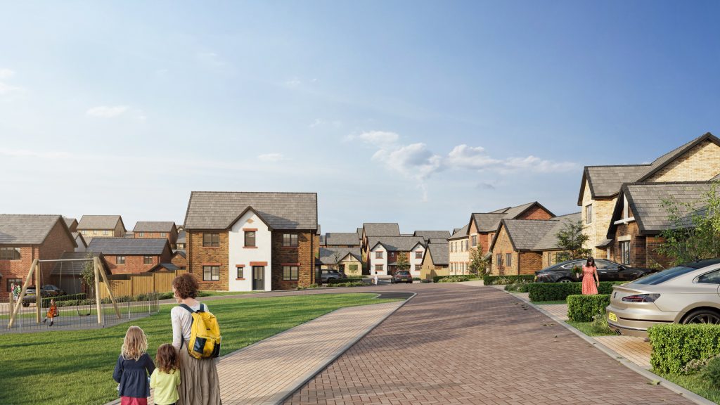 Work has started on an 81-home development near Workington. 