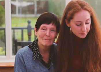 Holly Lovelady and her grandmother Maureen
