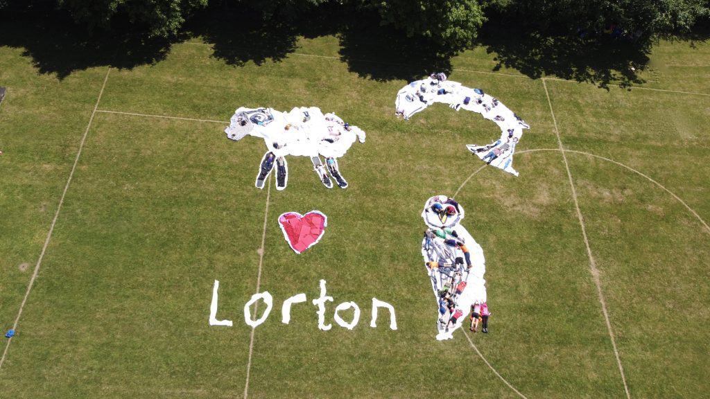 The children of a West Cumbrian school have taken part in two art projects to celebrate their school and the picturesque local area.