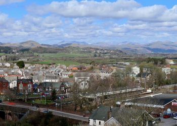 Looking over Millom on a sunny day