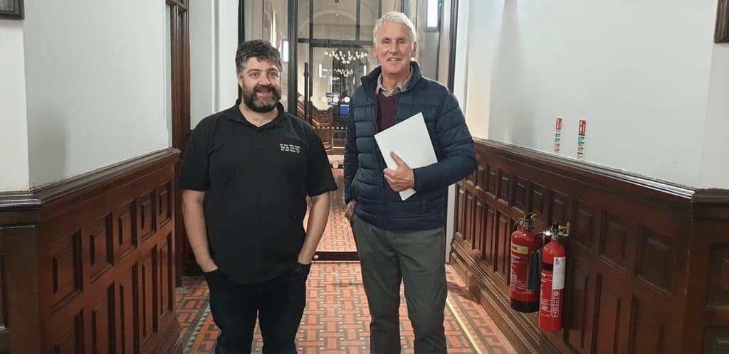 Phil Walker and Jonathan Cornthwaite after South Lakes by-election