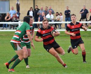 Ryan Scott on a run for Aspatria
